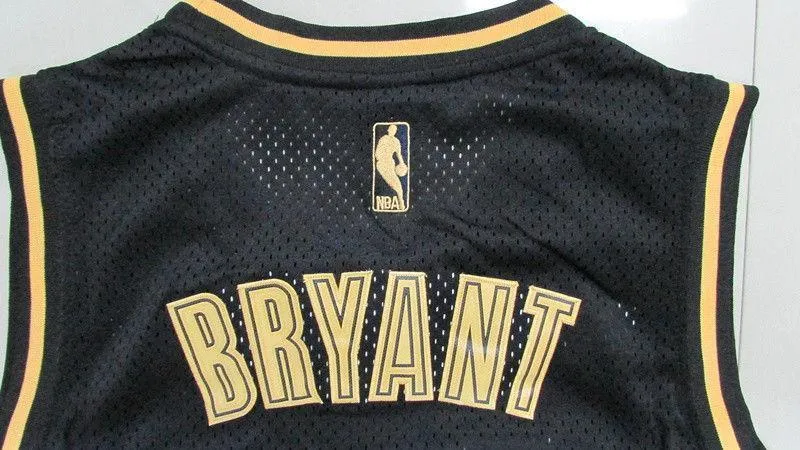 Men 24 Kobe Bryant Jersey Black Los Angeles Lakers Swingman Retro Jersey