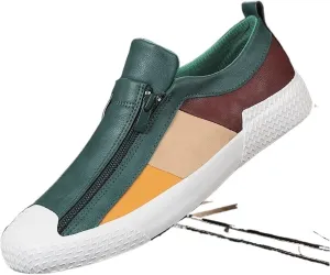 Men Leather Shoes New Men's Vulcanized Shoes Spring Designer Sneakers Breathable Men Loafers Shoes Soft Sole Comfort Casual Shoe