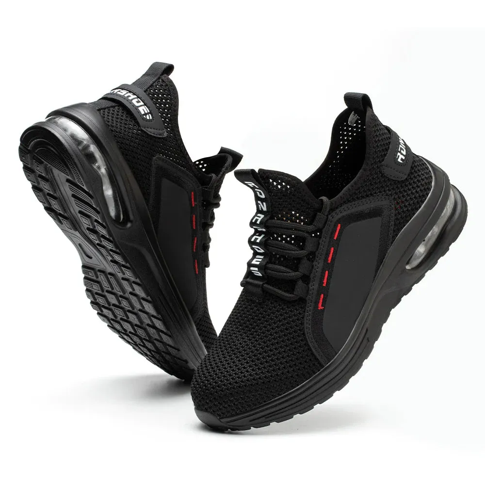 Men Work Safety Shoes Anti-slippery, Breathable Steel Toe Boots
