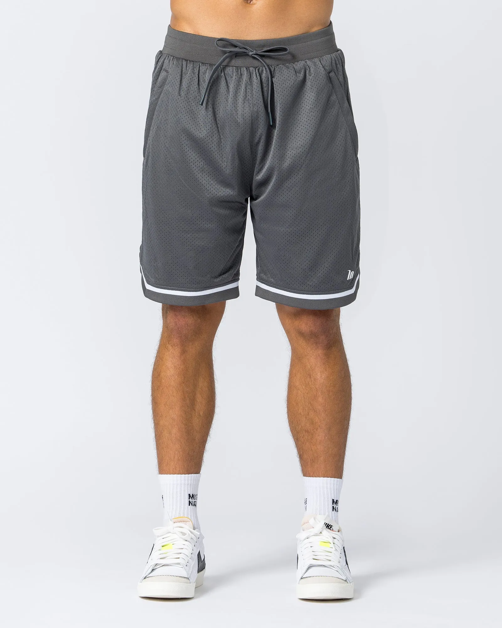 Mens 8" Basketball Shorts - Tornado