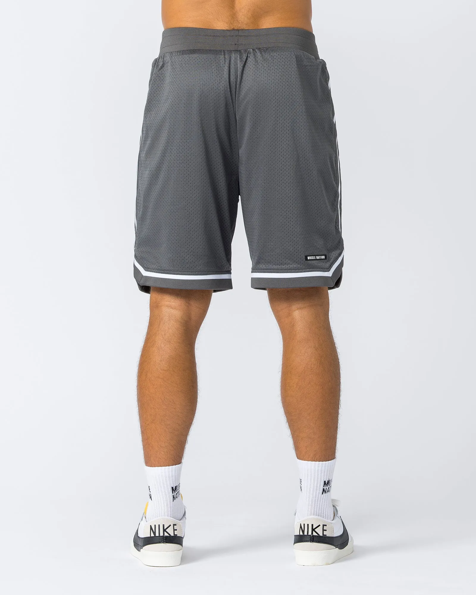 Mens 8" Basketball Shorts - Tornado
