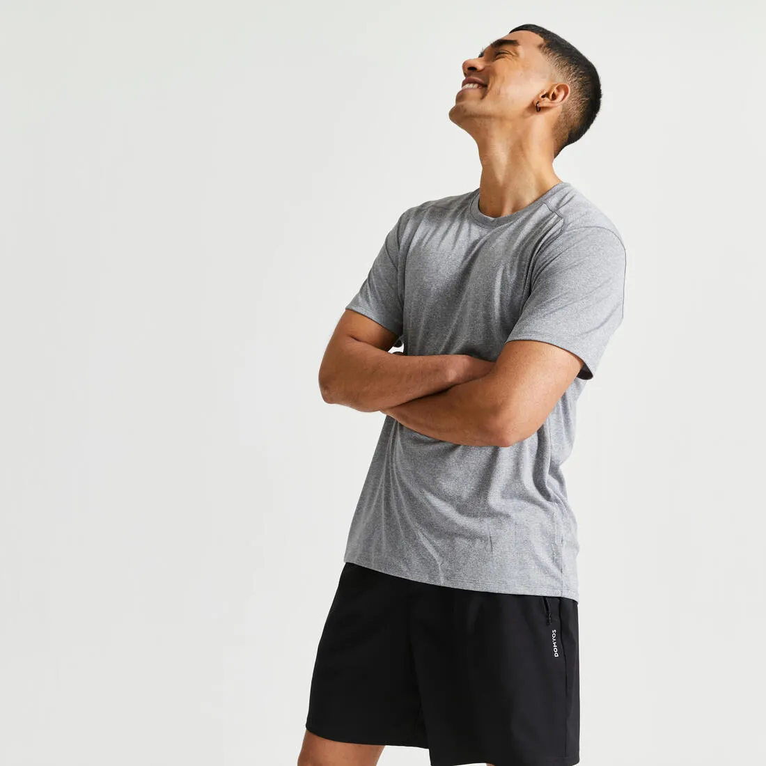 Men's Breathable Crew Neck Essential Fitness T-Shirt
