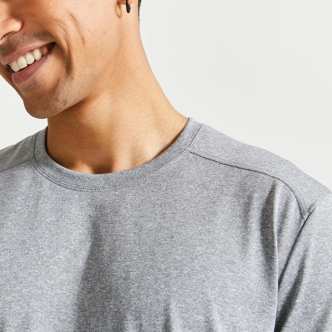 Men's Breathable Crew Neck Essential Fitness T-Shirt