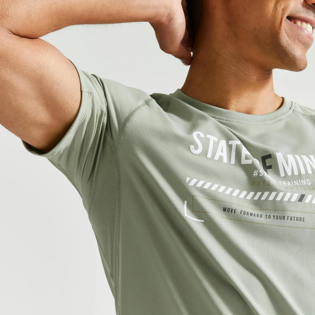 Men's Fitness Breathable Essential Crew Neck T-Shirt