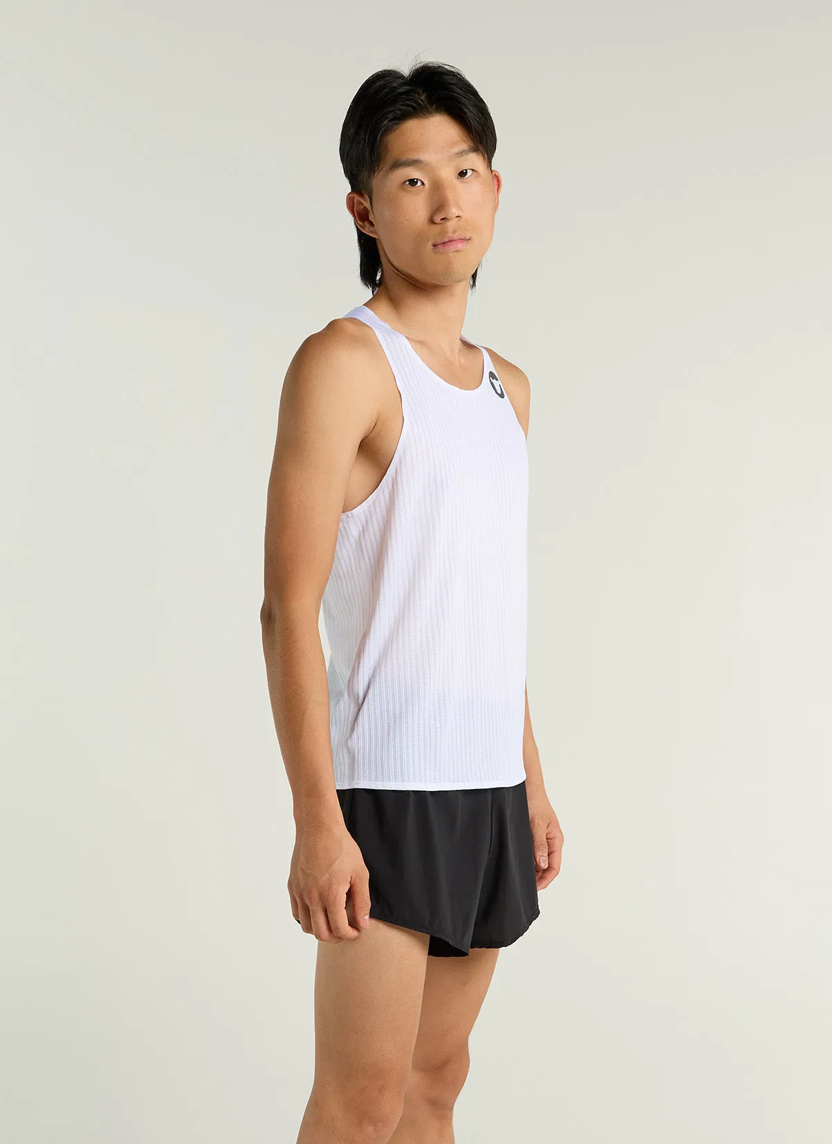 Men's Fly Singlet - White Reflective