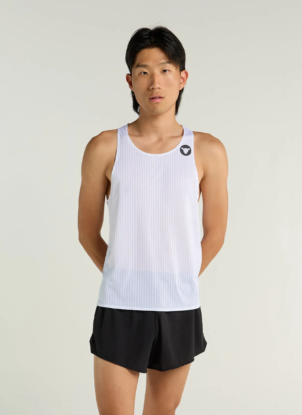 Men's Fly Singlet - White Reflective