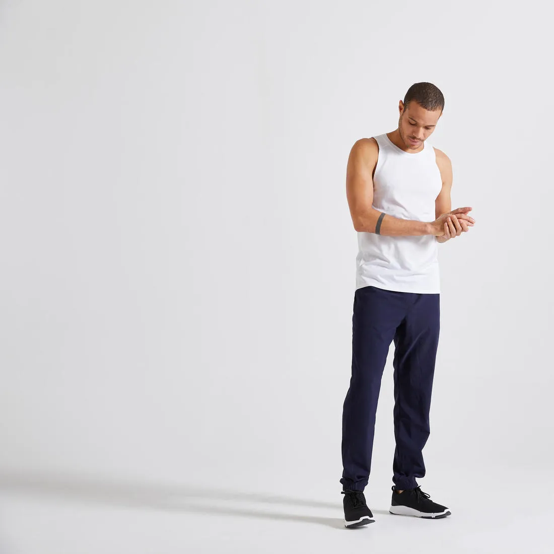 Men's Regular-Fit Breathable Fitness Bottoms Essential