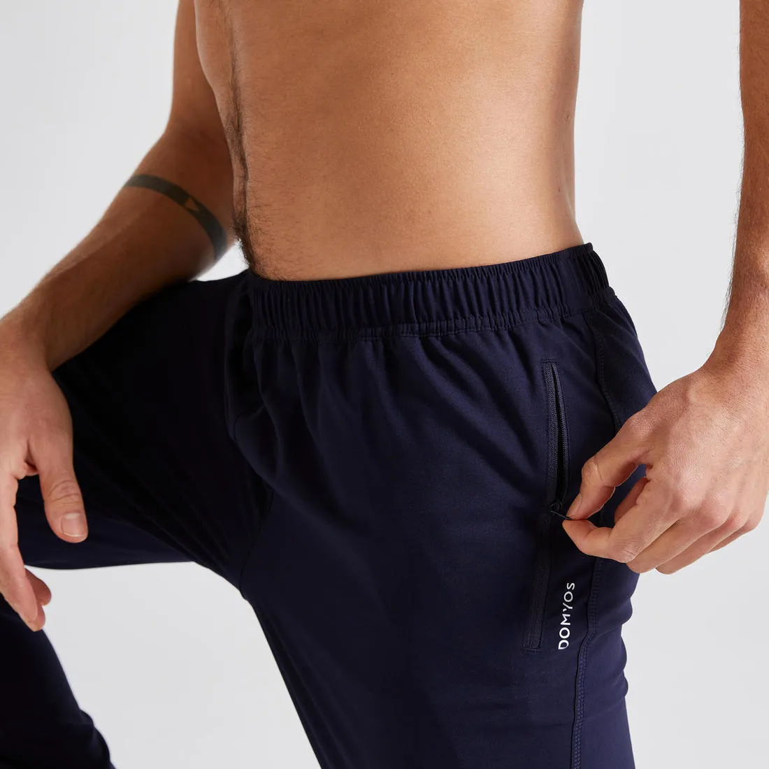 Men's Regular-Fit Breathable Fitness Bottoms Essential
