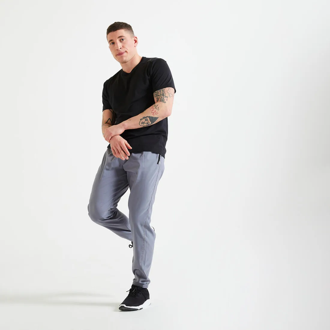 Men's Regular-Fit Breathable Fitness Bottoms Essential