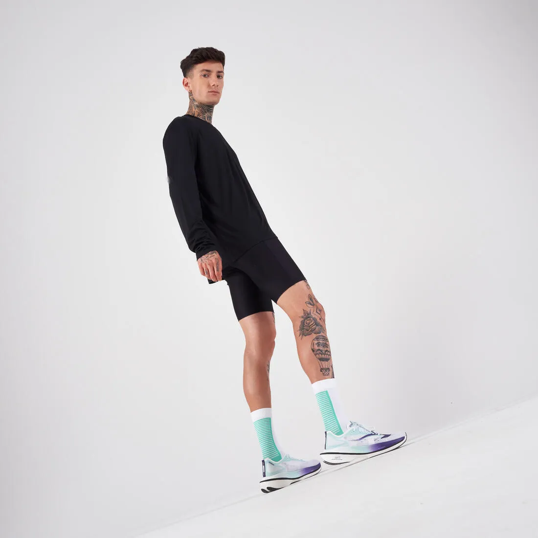 Men's Running Long-Sleeved T-Shirt Anti-UV - Kiprun Dry 500 UV