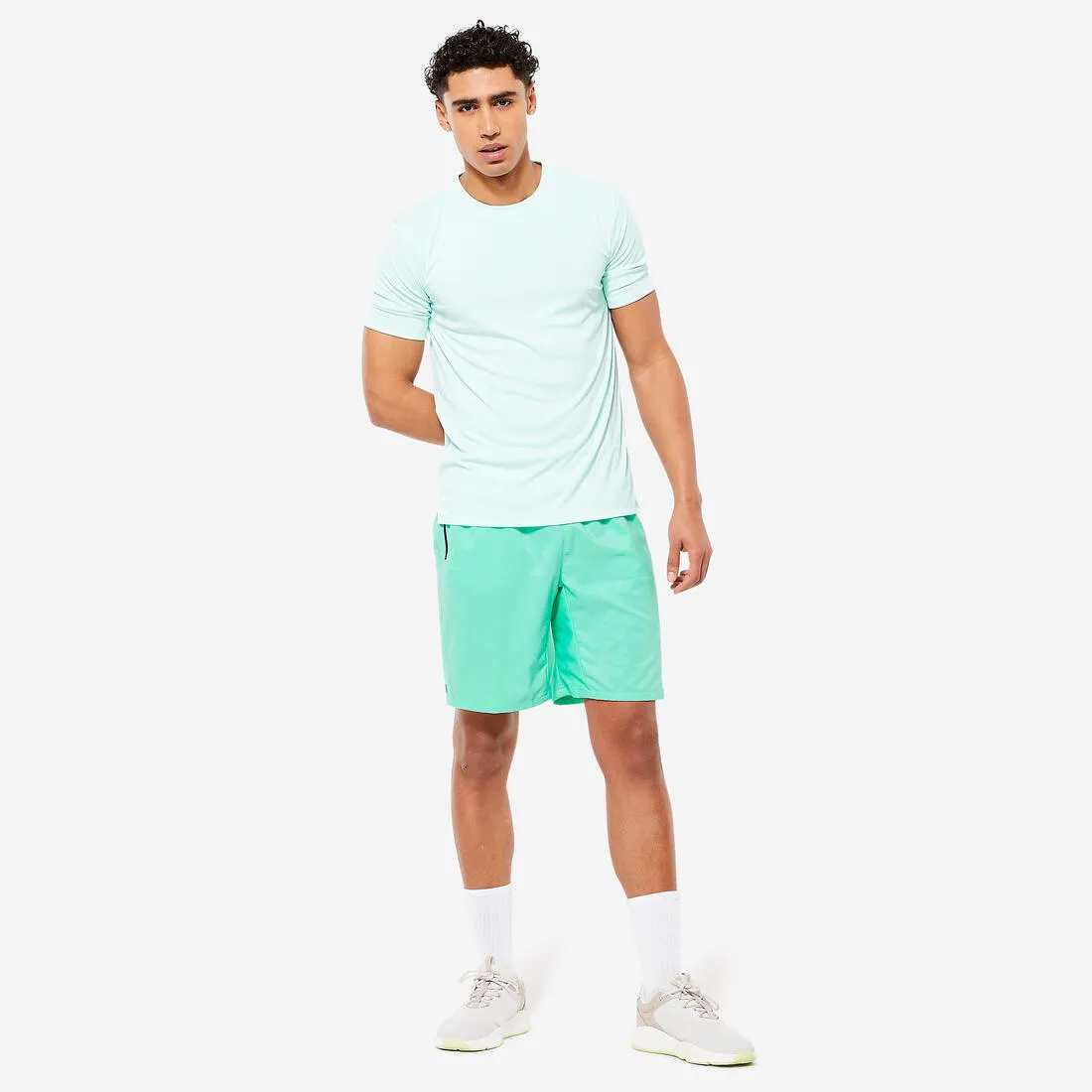 Men's Short-Sleeved Crew Neck Breathable Fitness T-Shirt