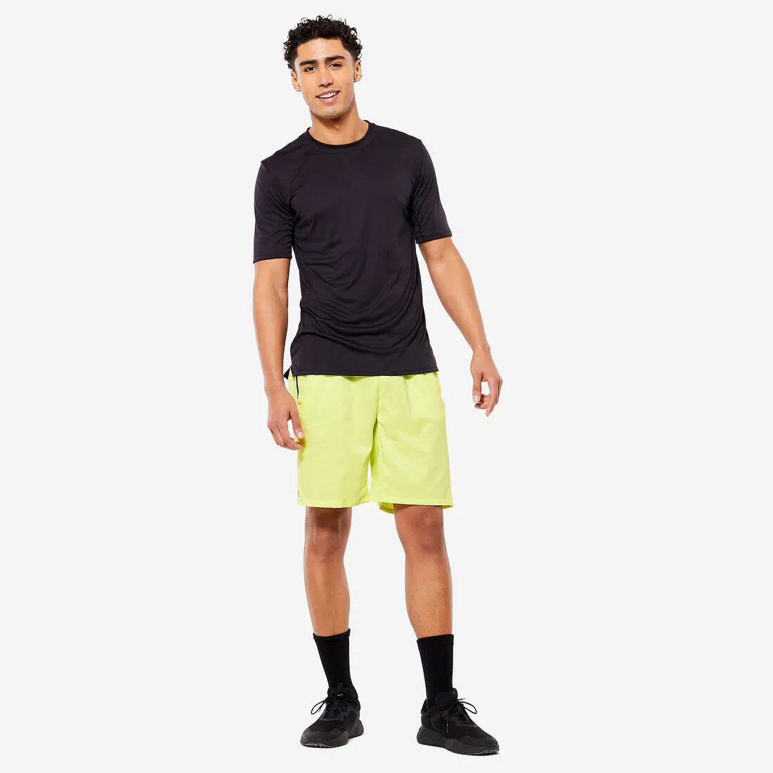 Men's Short-Sleeved Crew Neck Breathable Fitness T-Shirt