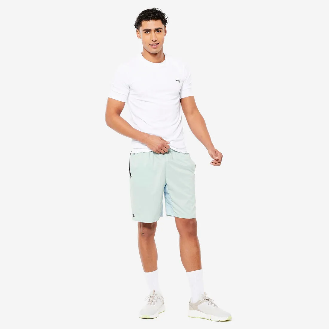 Men's Short-Sleeved Crew Neck Breathable Fitness T-Shirt