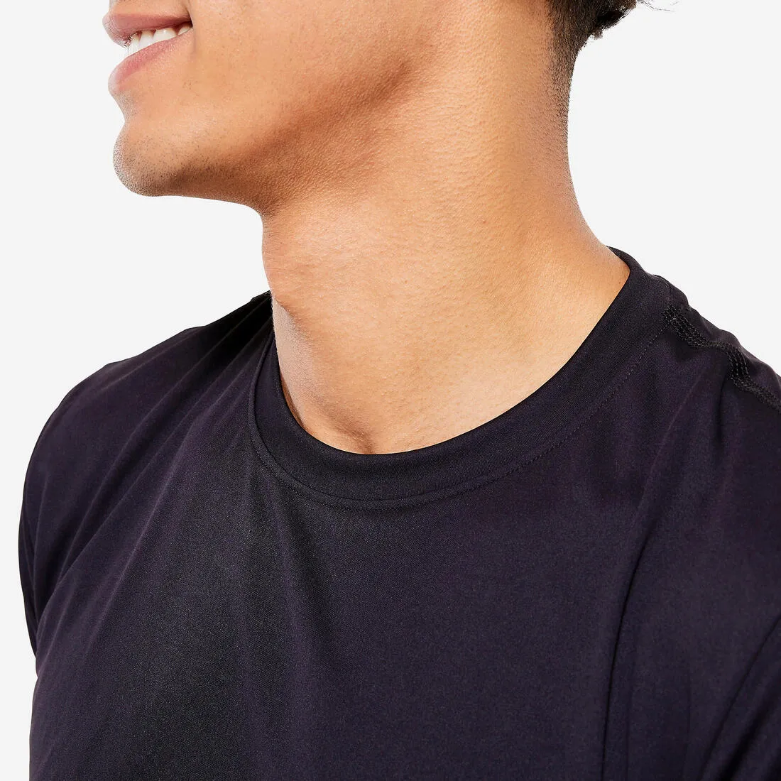 Men's Short-Sleeved Crew Neck Breathable Fitness T-Shirt
