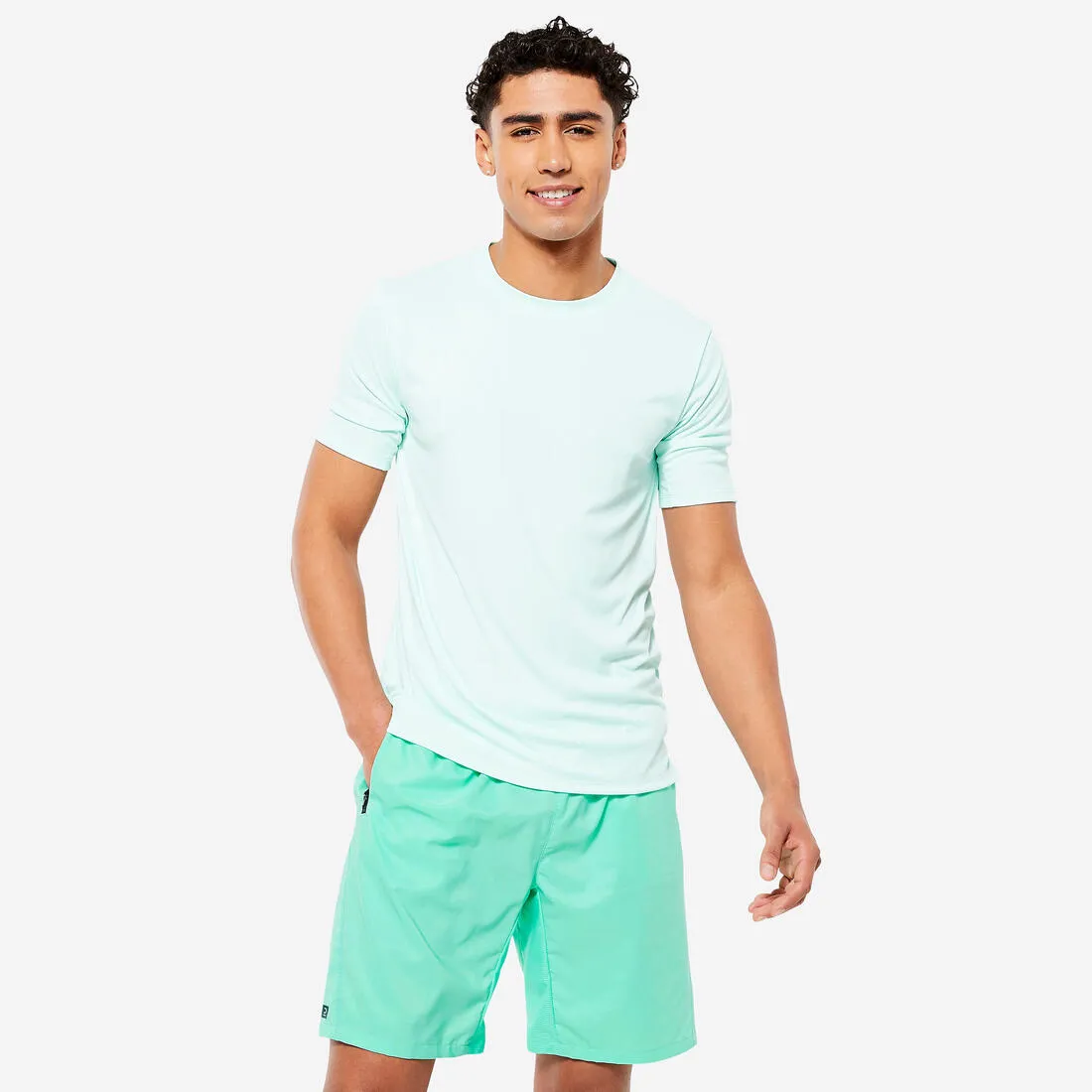 Men's Short-Sleeved Crew Neck Breathable Fitness T-Shirt