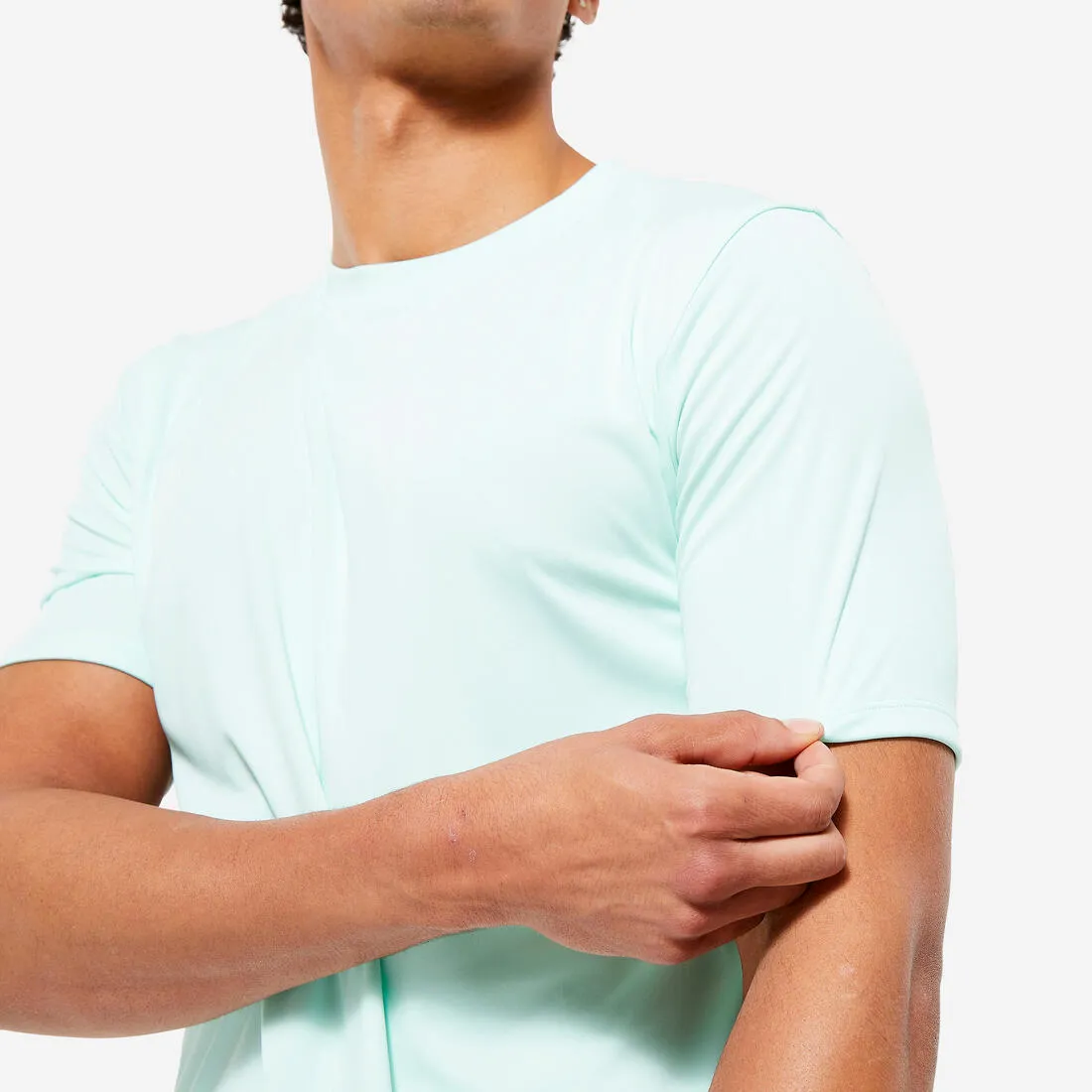 Men's Short-Sleeved Crew Neck Breathable Fitness T-Shirt