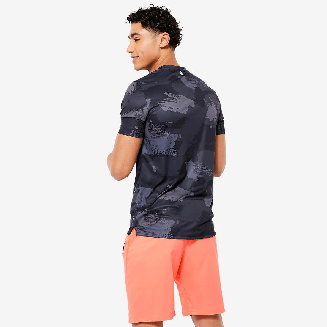 Men's Short-Sleeved Crew Neck Breathable Fitness T-Shirt