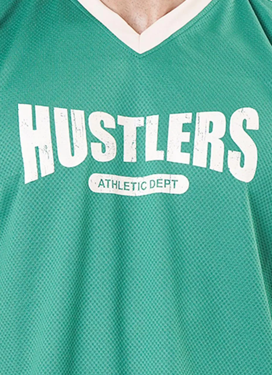 Mesh Basketball Tshirt Green