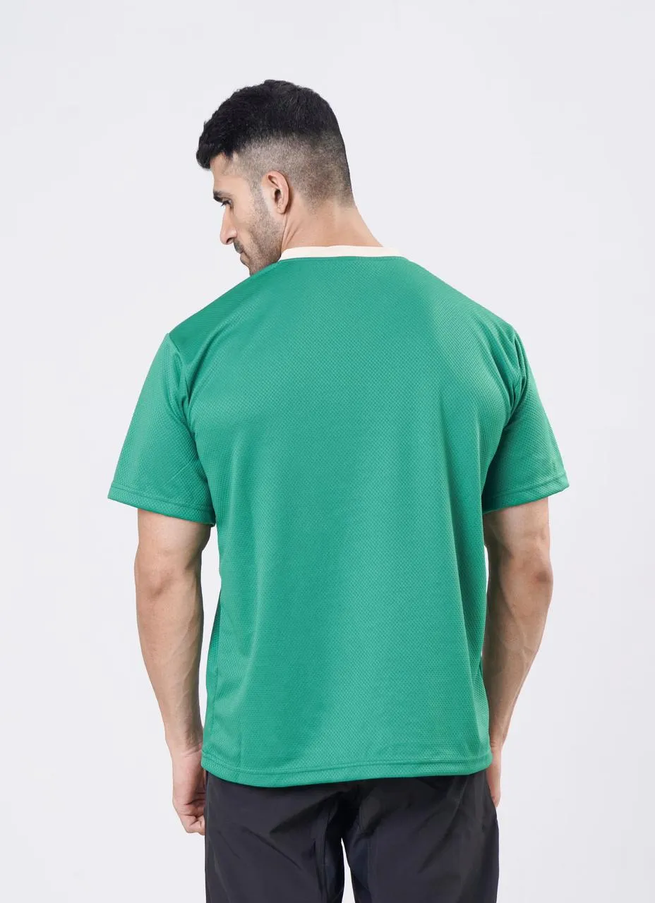 Mesh Basketball Tshirt Green