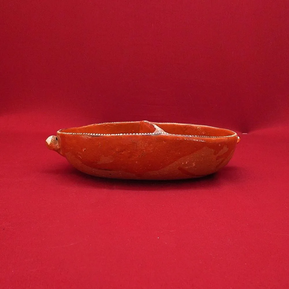 Mexican Terracotta Divided Dish