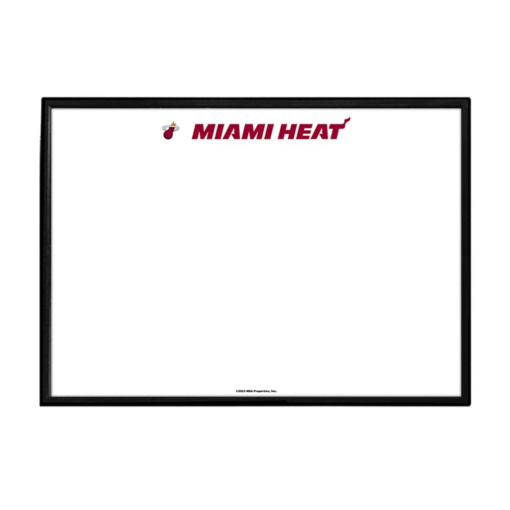 Miami Heat: Framed Dry Erase Wall Sign