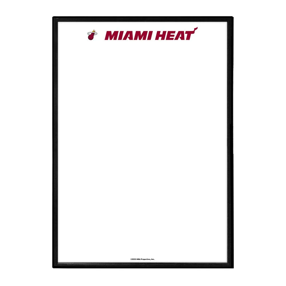 Miami Heat: Framed Dry Erase Wall Sign