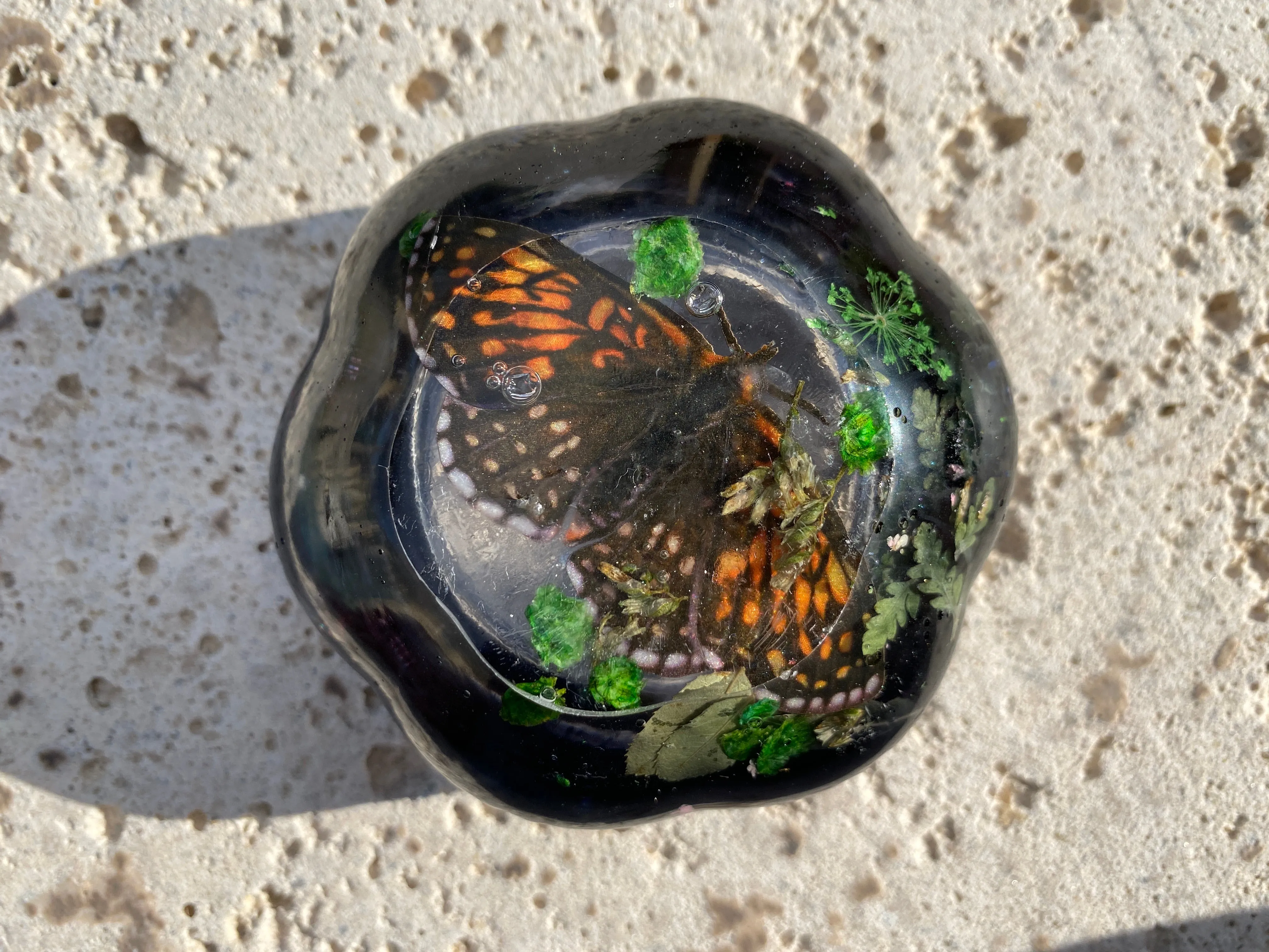 Midnight Lotus Succulent/Candle Holder