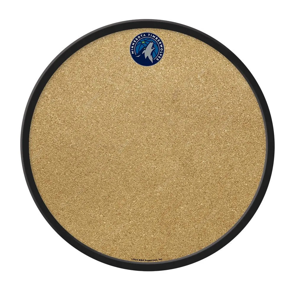 Minnesota Timberwolves: Modern Disc Cork Board