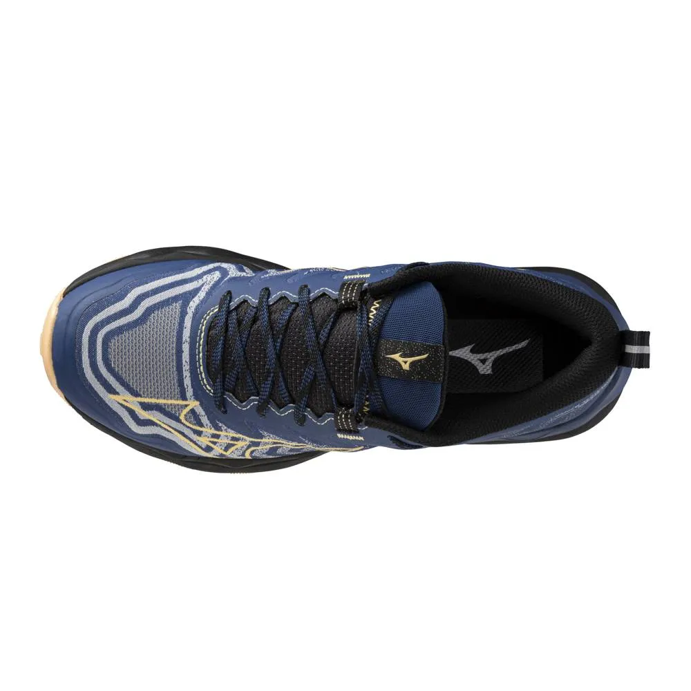 Mizuno Wave Daichi 8 (Womens) - Estate Blue/Apricot Ice/Black