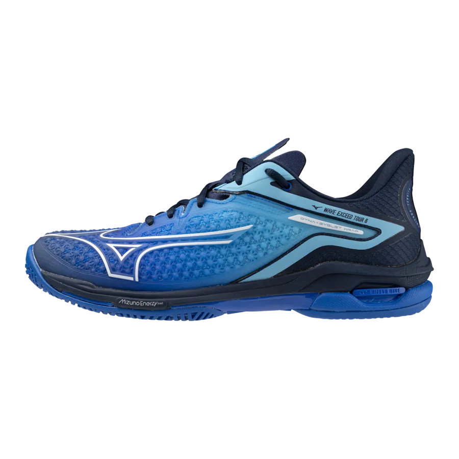 Mizuno Wave Exceed Tour 6 AC 2024 Unisex Tennis Shoes (Mugen Blue/White/Dress Blue)