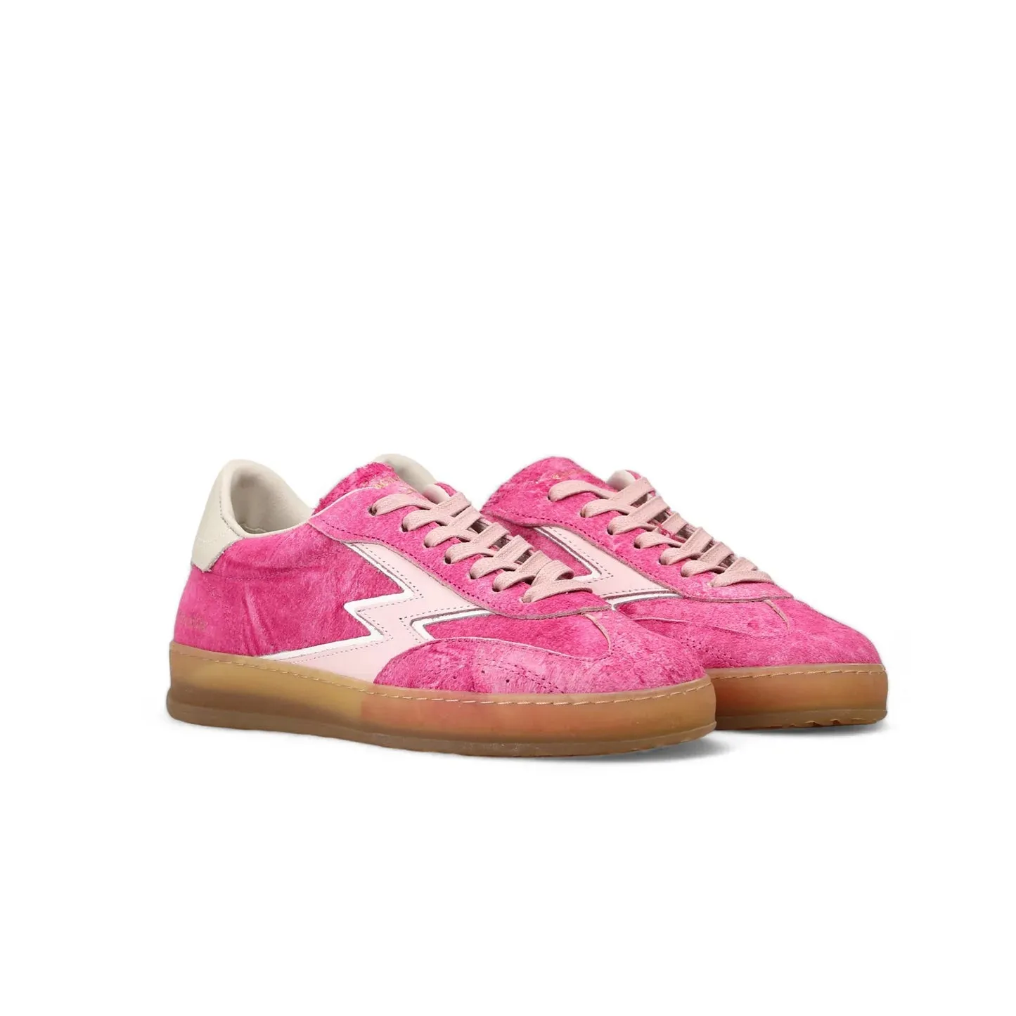 Moa Concept Master Club Rosa sneaker med lys rosa og hvite detaljer