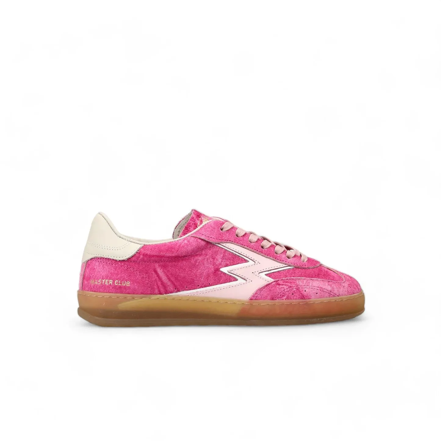 Moa Concept Master Club Rosa sneaker med lys rosa og hvite detaljer