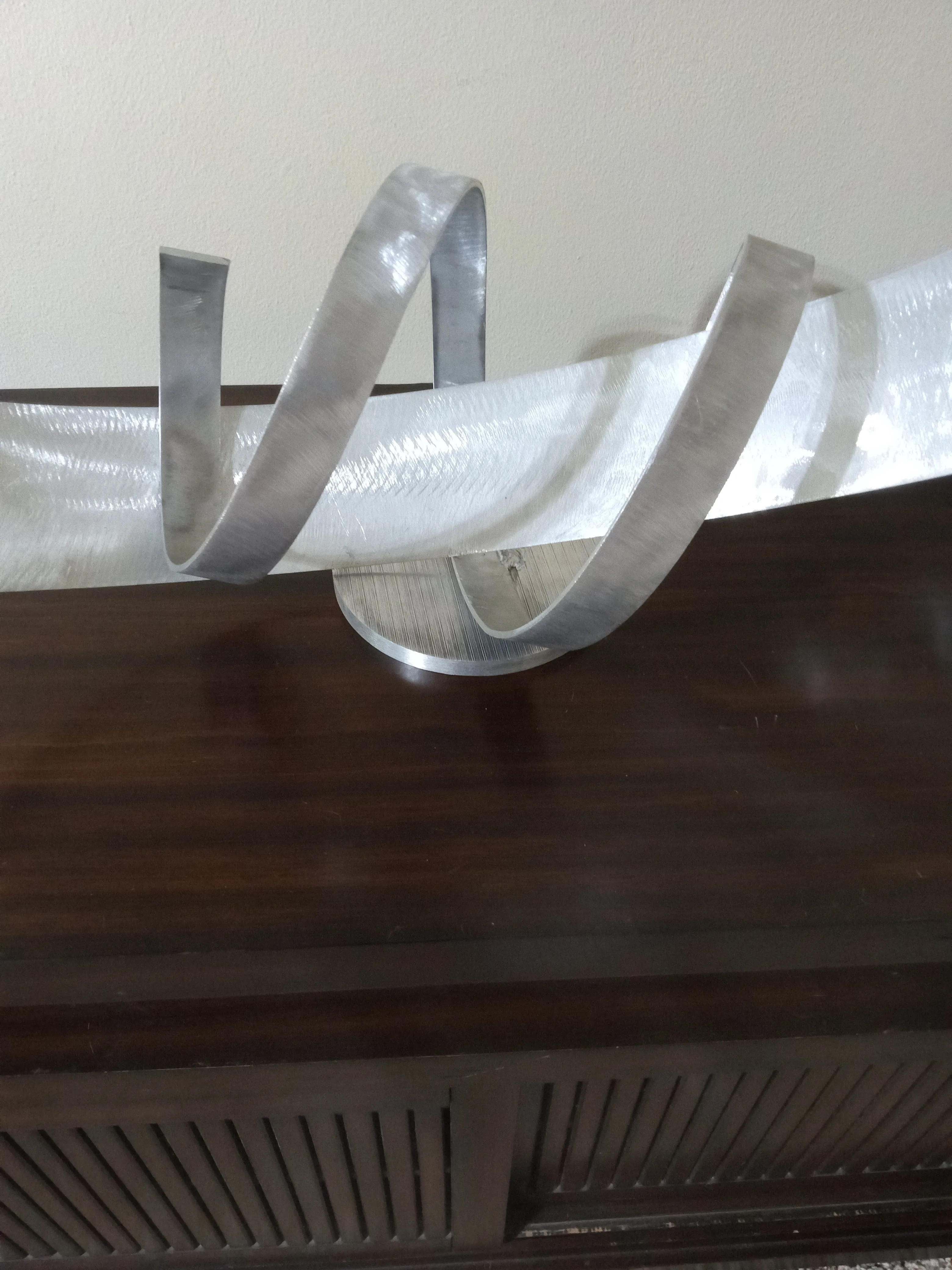 Modern Aluminum Sculpture, Luxury Indoor Outdoor art, Metal Home Décor