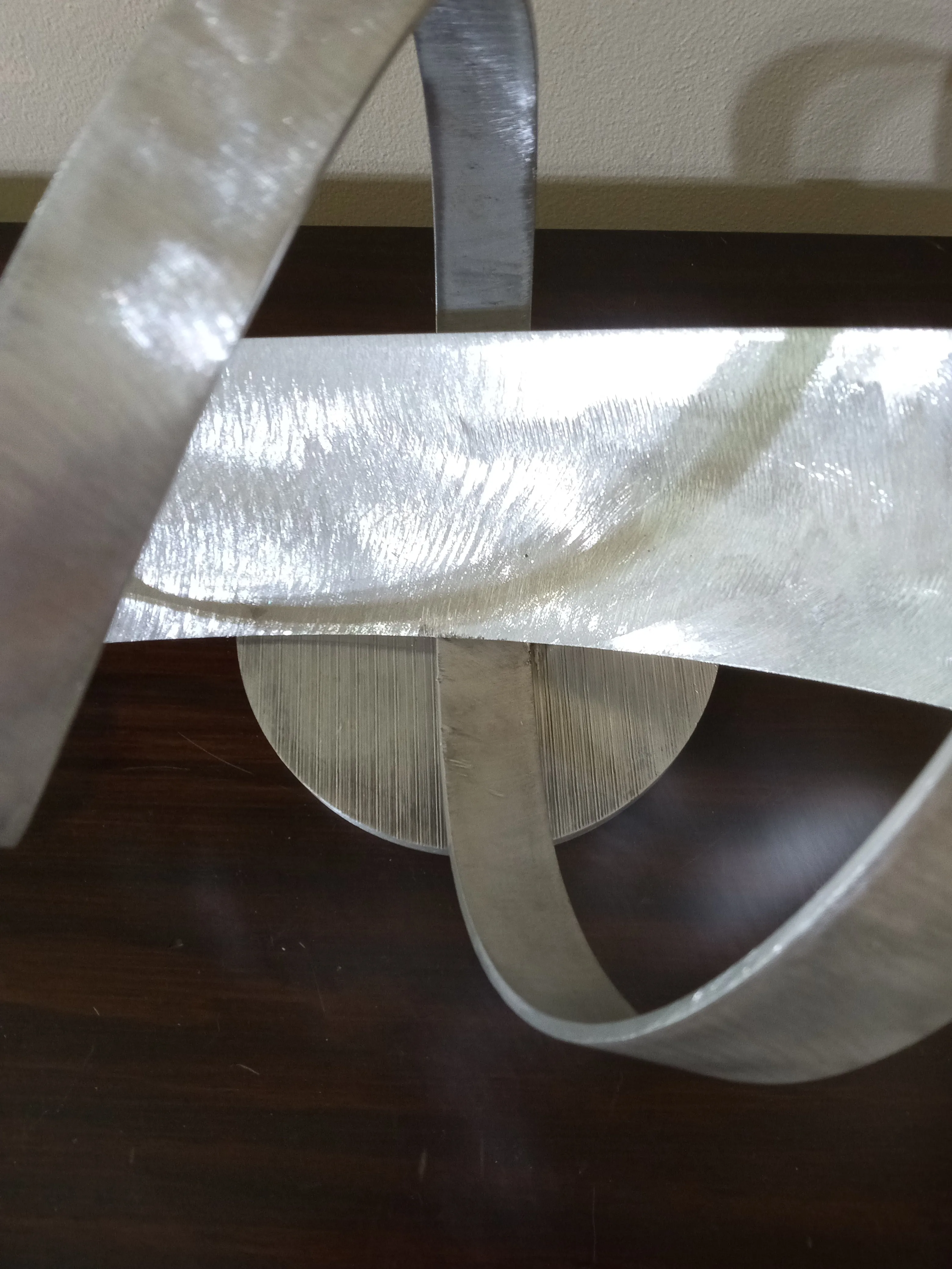 Modern Aluminum Sculpture, Luxury Indoor Outdoor art, Metal Home Décor