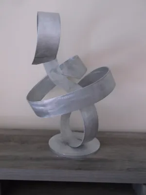 Modern Aluminum Sculpture Modern Luxury Indoor Outdoor Landscape Fountain Art