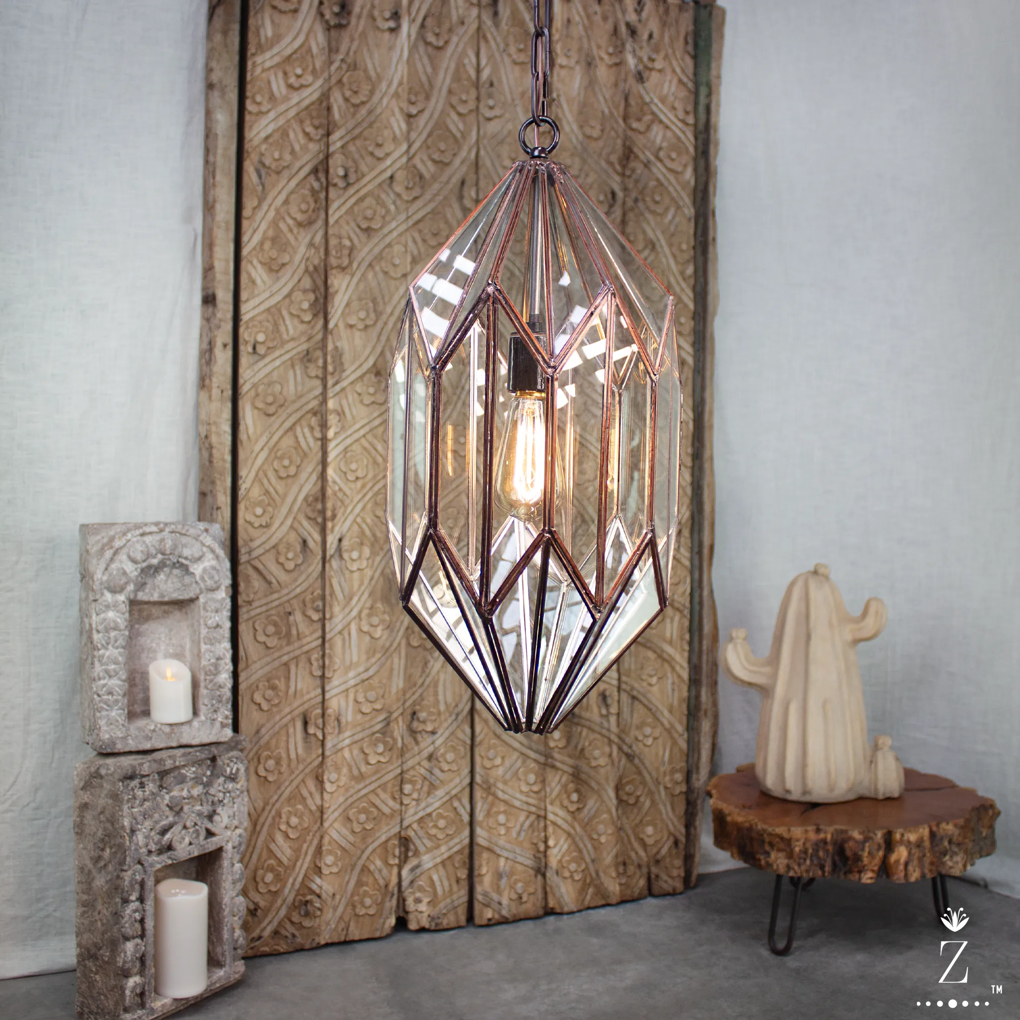Monroe Pendant Light | Clear Glass