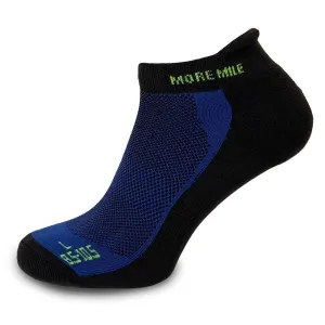 More Mile Pace Comfort Running Socks - Blue