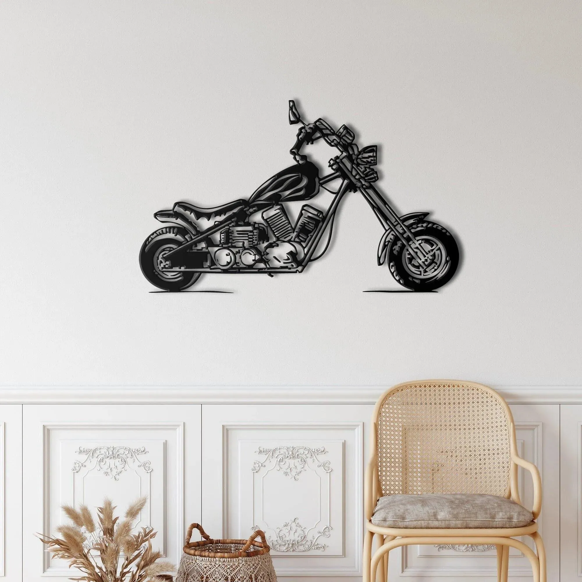Motorcycle Metal Wall Art