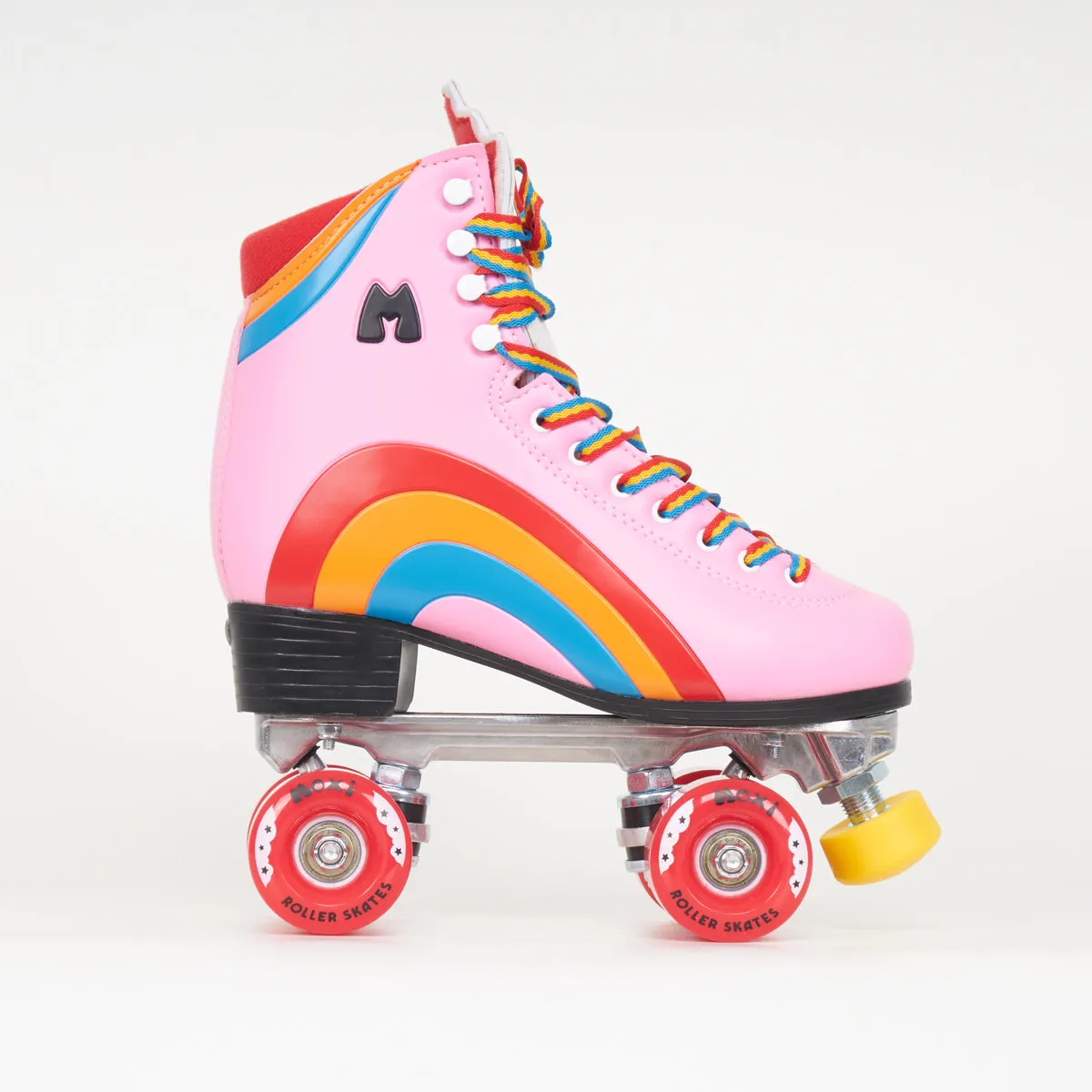 Moxi Rainbow Rider Rollerskates - Bubblegum pink