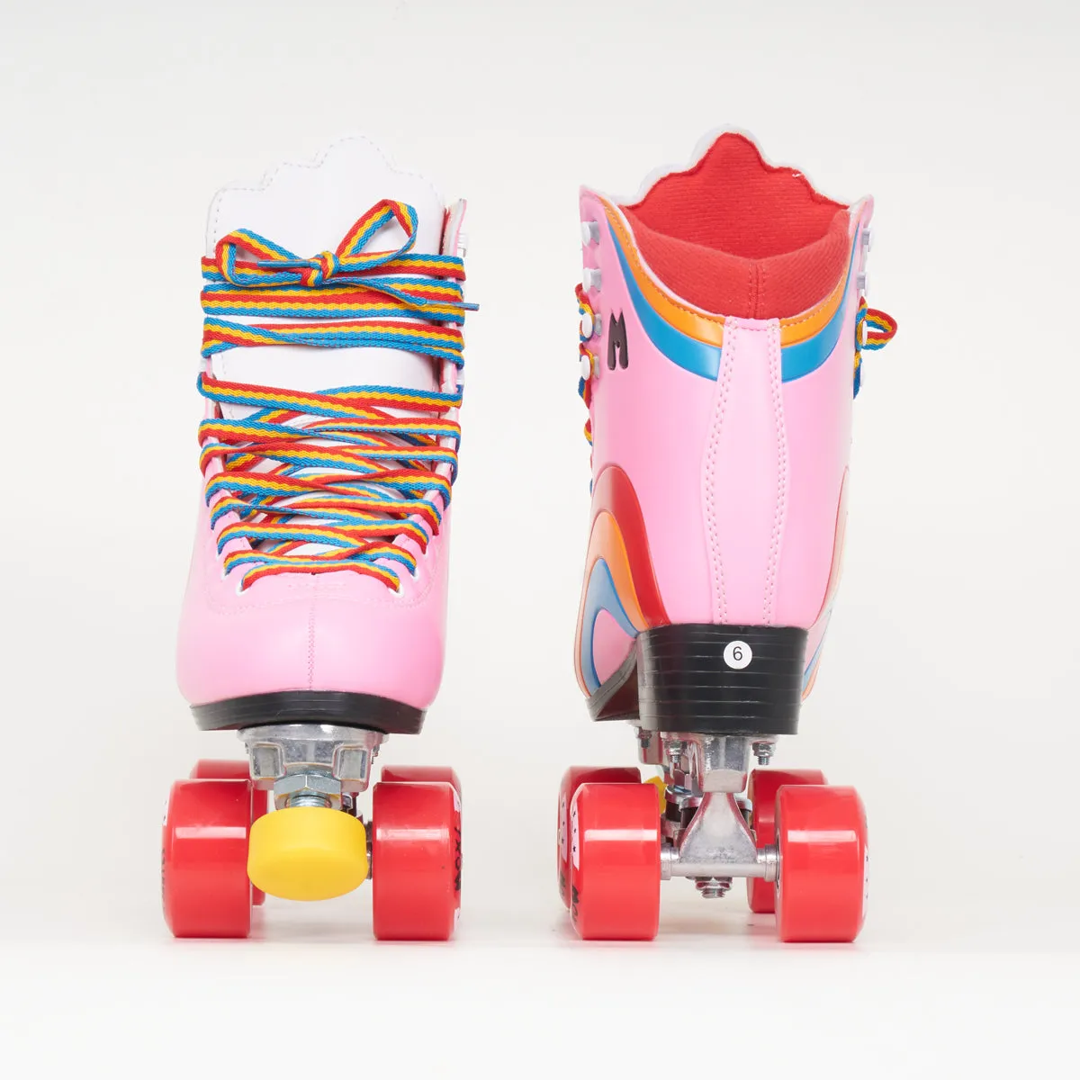Moxi Rainbow Rider Rollerskates - Bubblegum pink