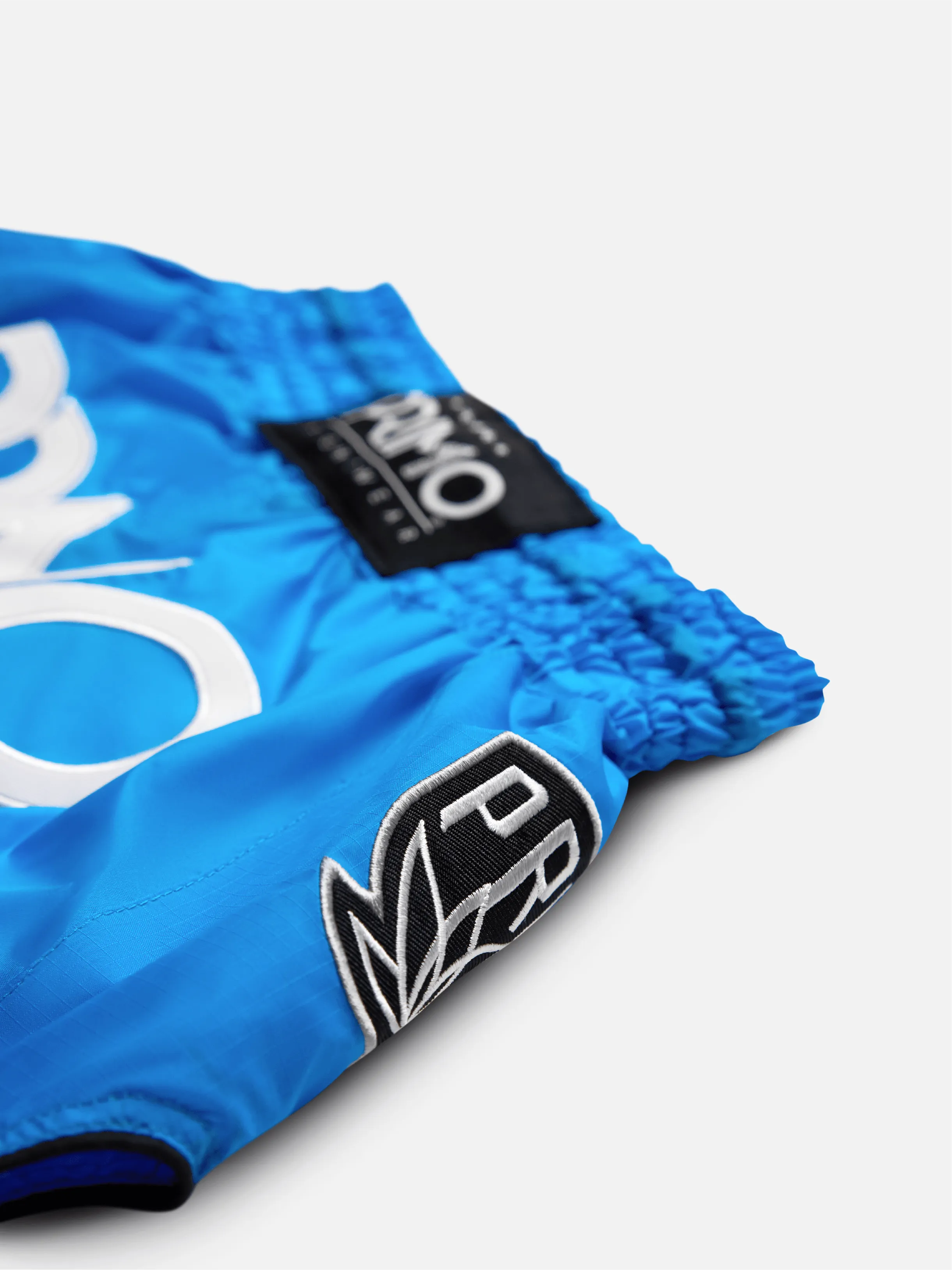 Muay Thai Shorts - Super Nylon -  Blue Jay