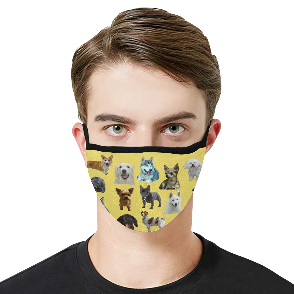 Multiple Dogs Face Cover