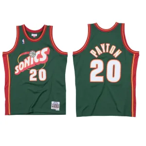 NBA Gary Payton Seattle Super Sonics 20 Retro Jersey