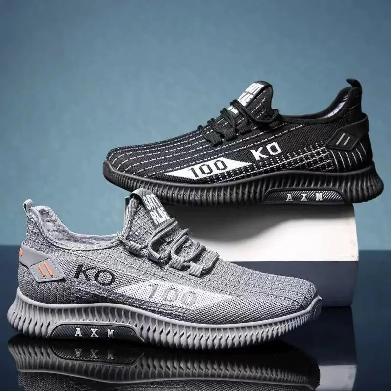 Net shoes a slip-on men's sports shoes