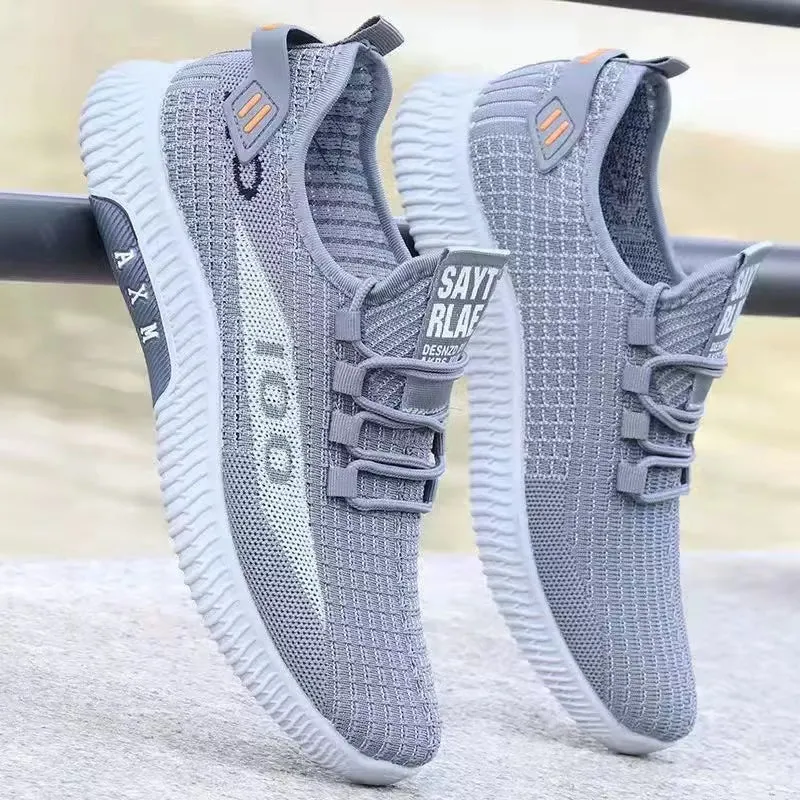 Net shoes a slip-on men's sports shoes