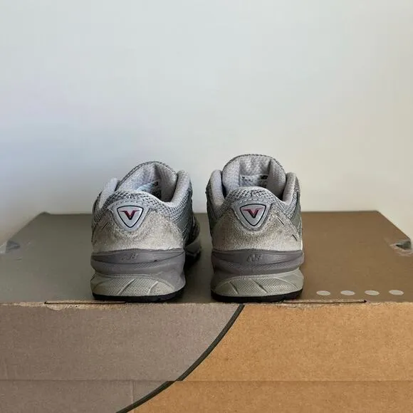 New Balance 990 V5 Grey/White Toddler Sneakers- SZ 6 C
