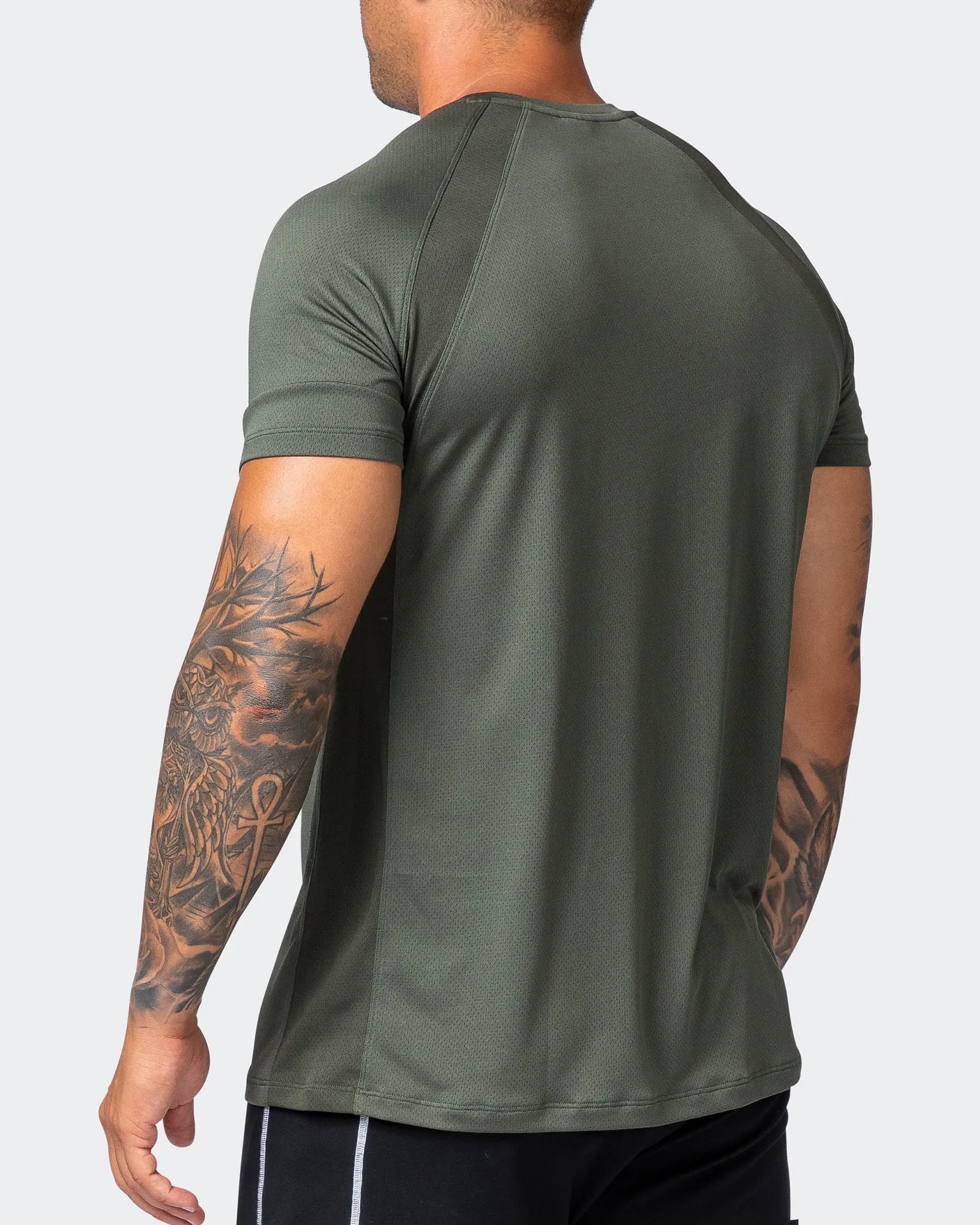 New Heights Running Tee - Dark Khaki