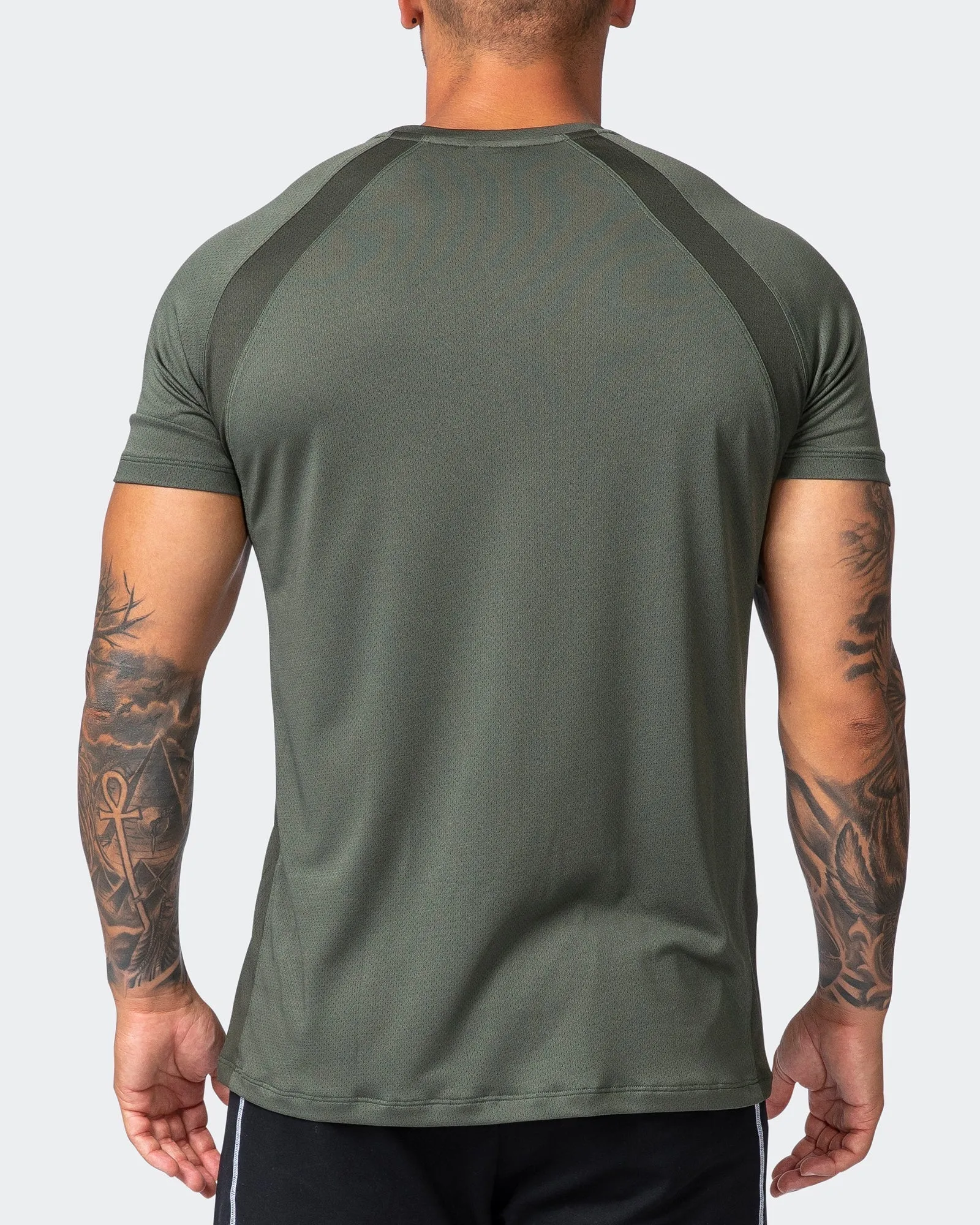 New Heights Running Tee - Dark Khaki