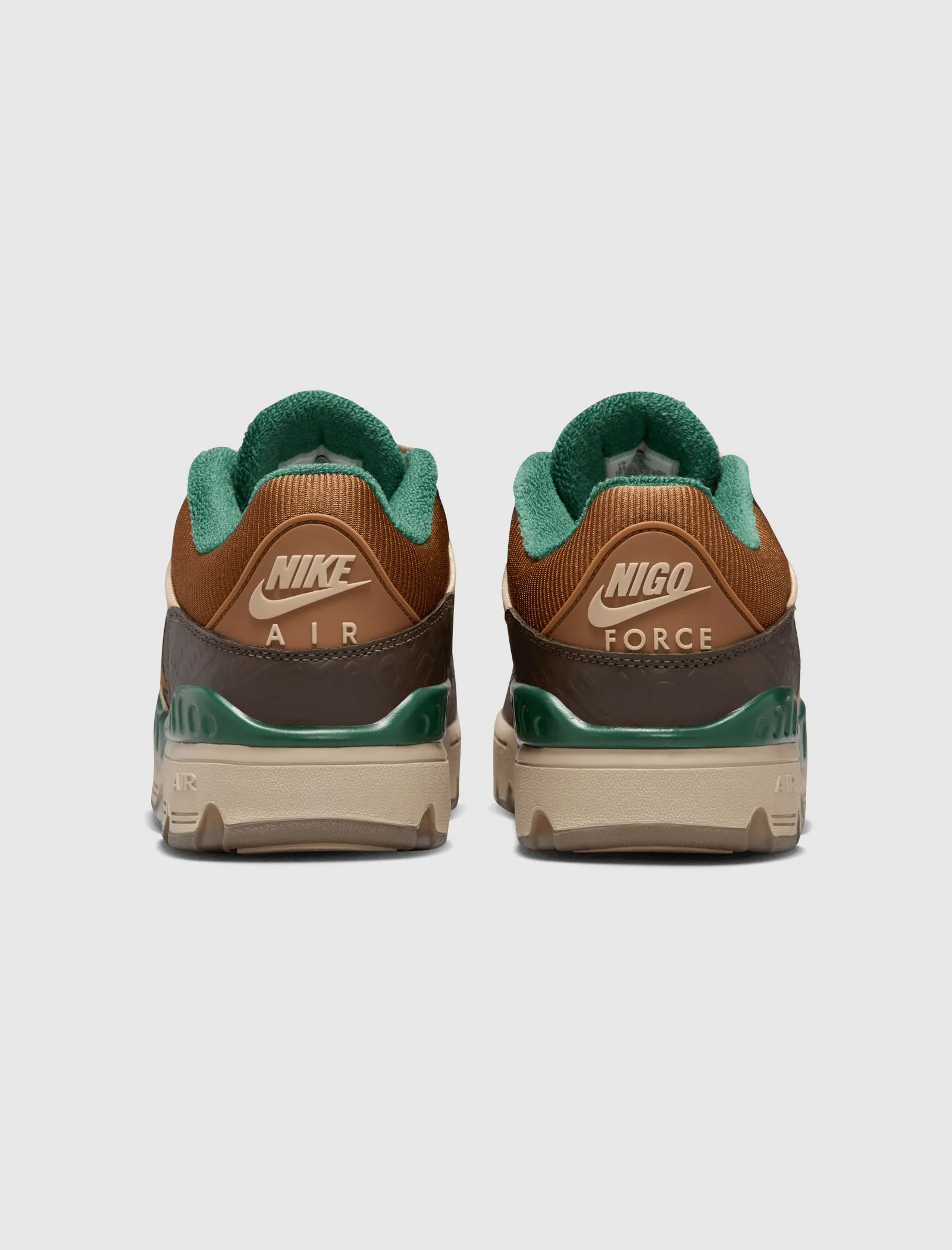 NIGO X AIR FORCE 3 LOW "BAROQUE BROWN"