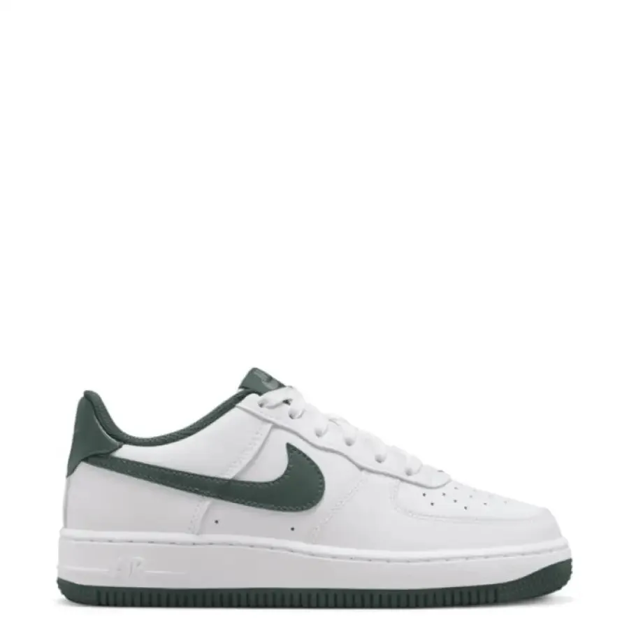 Nike Air Force 1 White and Green Sneaker